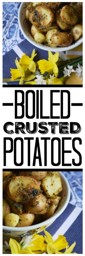 The ground sea salt, black pepper, and parsley crust on these boiled Baby Yukon Gold Potatoes turn them into a totally memorable side dish your family will ask for over and again, whether it's for St. Patrick's Day or just another Tuesday night dinner.