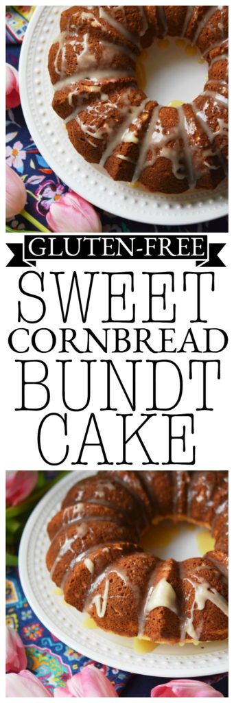 This sweet honey butter drizzled gluten-free cornbread Bundt is the perfect marriage between cake and cornbread. It truly is the best of both worlds, especially for those living a gluten-free lifestyle.