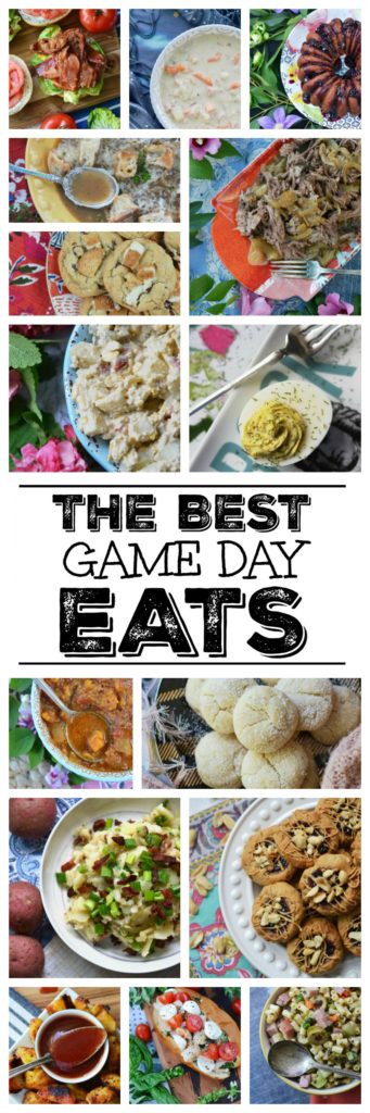 The Best Game Day Eats - The best and most delicious game day appetizers, soups, side salads, main dishes, and cookies for your Super Bowl football party or gathering.