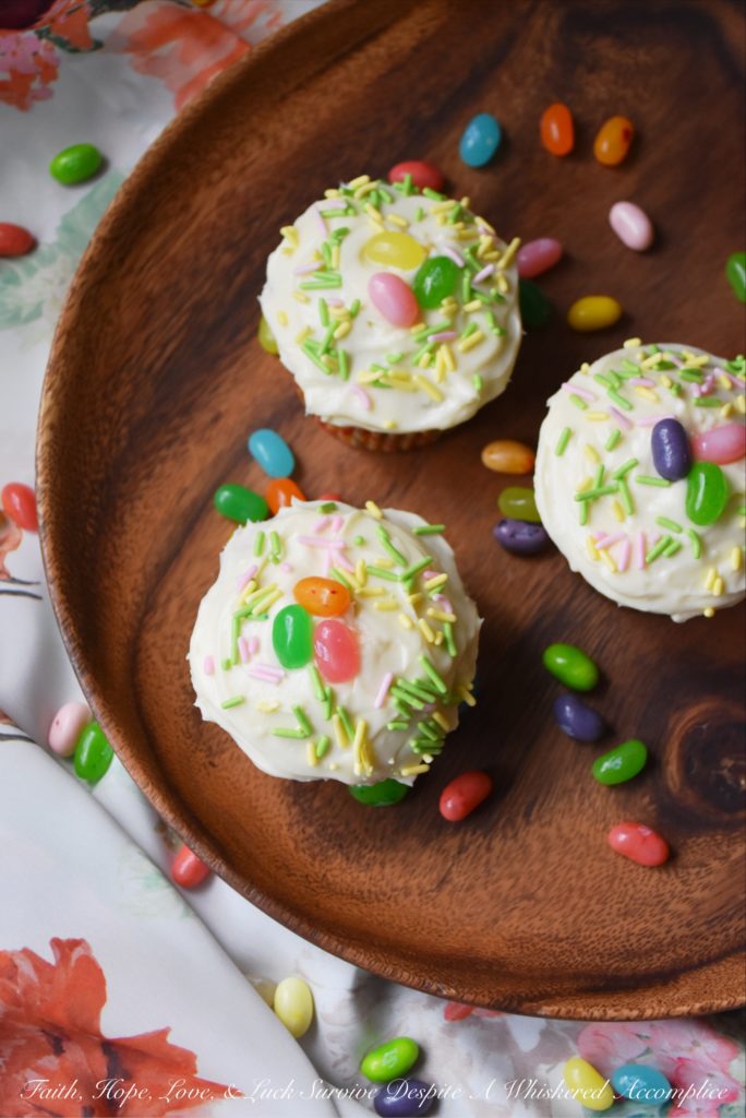 Pineapple Carrot Cake Cupcakes - Add a little something special to your Easter carrot cake cupcakes this spring with the addition of finely chopped pineapple and pineapple-infused cream cheese frosting. Not only are these cupcakes super moist, but they are also packed with flavor without being overly sweet.