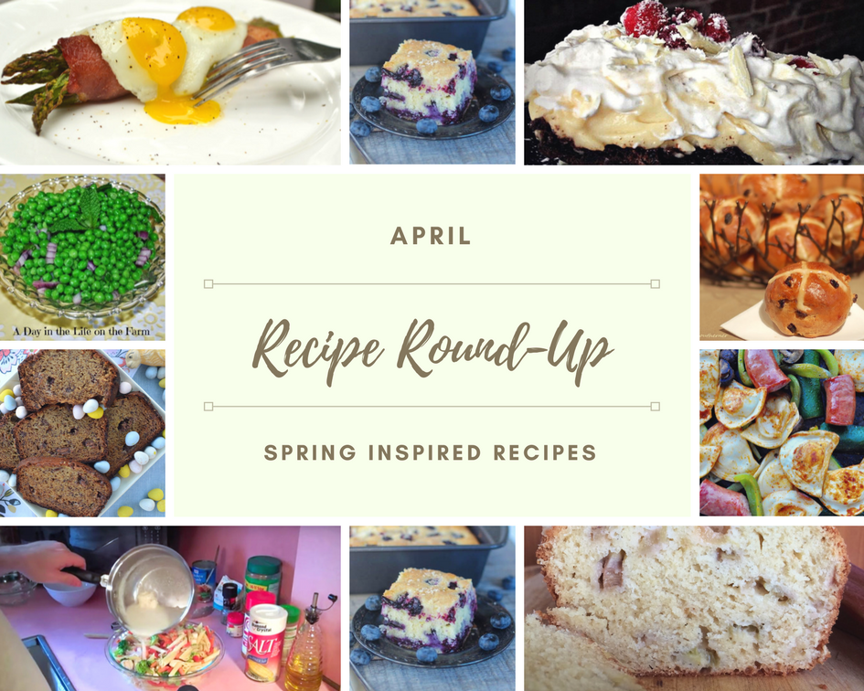 Now that the warmer weather is finally making itself known, it's time to share some "Spring Inspired Recipes." We've rounded up a few of our favorite spring-worthy favorites for this April Recipe Round-Up.