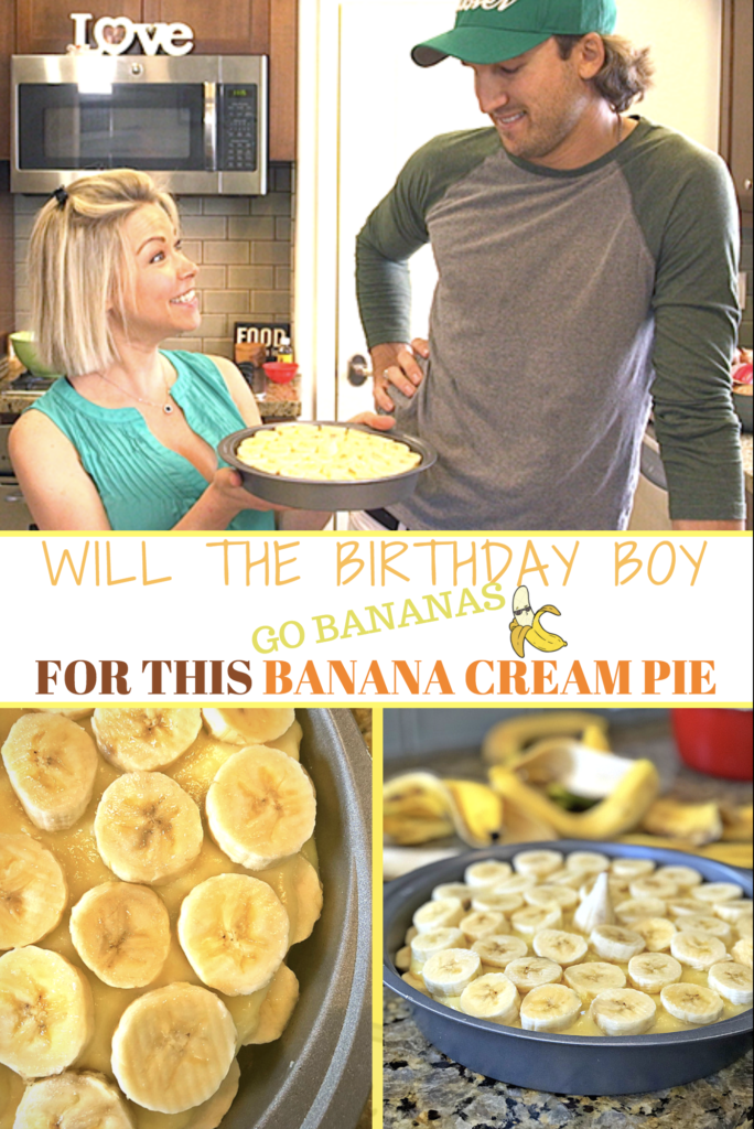 Banana Cream Pie - GiGi Eats Celebrities - Welcome to the Friday Frenzy, the best food and craft link party on the web. Visit us this week to see what recipes and crafts we are most excited about.