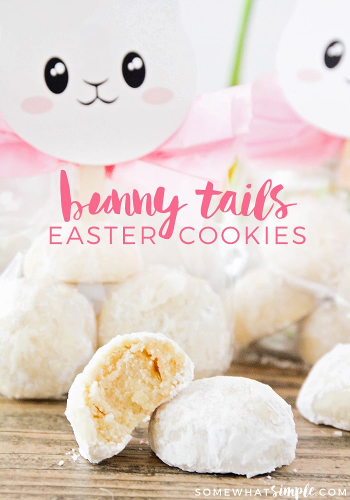 Bunny Tails - Easter Cookie Recipe - Somewhat Simple - Welcome to the Friday Frenzy, the best food and craft link party on the web. Visit us this week to see what recipes and crafts we are most excited about.