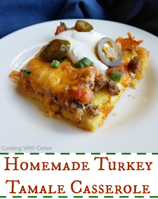 Homemade Turkey Tamale Casserole - Cooking with Carlee - Welcome to the Friday Frenzy, the best food and craft link party on the web. Visit us this week to see what recipes and crafts we are most excited about.