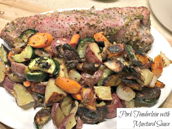 Pork Tenderloin Sheet Pan Dinner with Mustard Sauce - Recipes and Ramblings with the Tumbleweed Contessa - Welcome to the Friday Frenzy, the best food and craft link party on the web. Visit us this week to see what recipes and crafts we are most excited about.