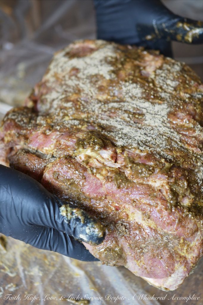 Lechon Asada Pork BBQ - Say hello to the best pulled-pork bbq you will ever eat. This heavenly lechon asada is crazy flavorful due to both its rub and its sweet and tangy citrus sauce. I guarantee that this Latin-inspired smoked pork is anything but your run-of-the-mill barbecue.