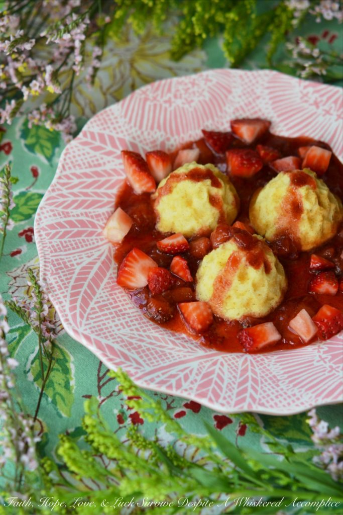 Strawberry Vanilla Bean Tea Cakes - Celebrate strawberry season with these vanilla bean tea cakes made using fresh strawberries and pure vanilla bean paste. Whether you use mini-muffin tins or miniature Bundt pans to make these sweet little tea cakes, you're bound to absolutely love the result. Serve these slightly sweet tea cakes topped with homemade strawberry sauce and finely chopped strawberries, or add fresh whipped cream and vanilla bean ice cream to create an even more decadent dessert.