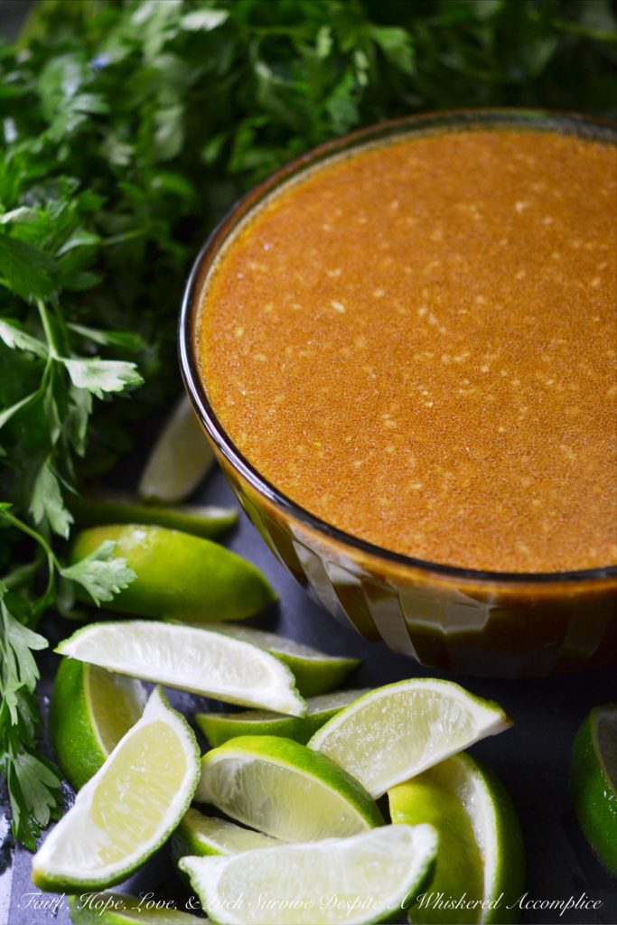 Lechon Asada Pork BBQ Sauce - Looking for a way to turn ordinary pulled pork into something extraordinary? Then this orange and lime citrus bbq sauce is definitely something you're going to want to try. It's sweet, tangy, flavorful, and gets a lovely kick from the parsley and cumin puréed into it. I promise that this lechon asada barbecue sauce is one that you're going to fall instantly in love with.