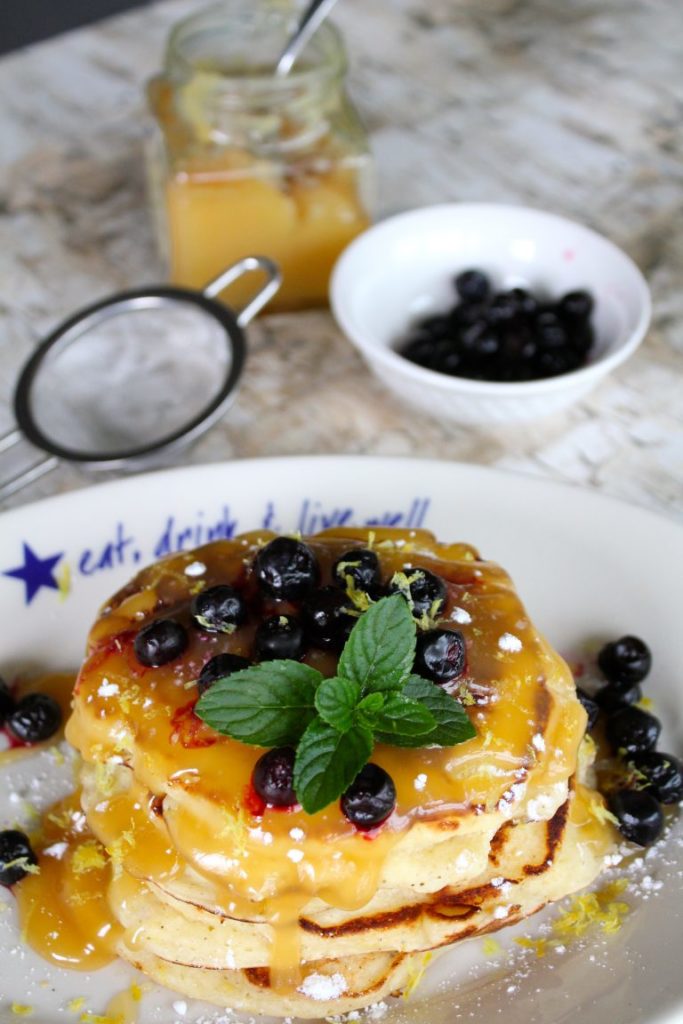 Lemon Ricotta Pancakes - Girl Gone Mom - These mom-worthy recipes are delicious, flavorful, and simply perfect to help you celebrate Mother's Day. May's recipe round-up will help you plan the perfect meal to help let your mother know just how special she is to you.
