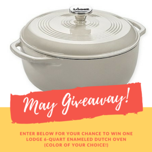 May Giveaway! - These mom-worthy recipes are delicious, flavorful, and simply perfect to help you celebrate Mother's Day. May's recipe round-up will help you plan the perfect meal to help let your mother know just how special she is to you.