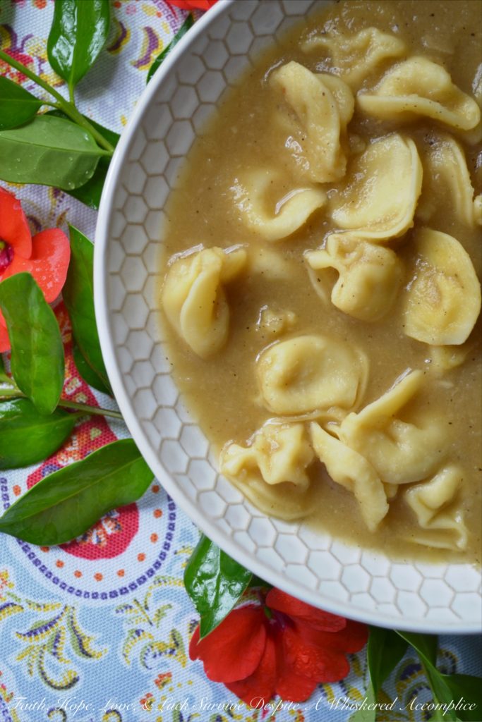 Puréed Parsnip Soup with Cheese Tortellini - If you’ve ever found yourself staring at a pile of parsnips and wondering what on earth to do with them, get ready to meet your new favorite soup. This comforting parsnip soup is packed with flavor and nutrition from its grated parsnips and diced onion, which are puréed until smooth after simmering in vegetable broth. But wait, it gets even better. Just when you think you’re about to serve up a simple meatless puréed soup, in go the mini cheese tortellini, turning this flavorful soup into a meal that’s not only hearty but satisfying and full of flavor. I’m willing to bet even the pickiest eaters at your table will be asking for seconds.