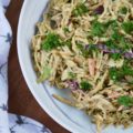 Spicy Chipotle Lime Coleslaw - Ground chipotle, fresh lime juice, and a touch of honey give this quick to toss together summer coleslaw a tart, sweet, and spicy flavor that your entire family is sure to enjoy at your next cookout, picnic, or BBQ.