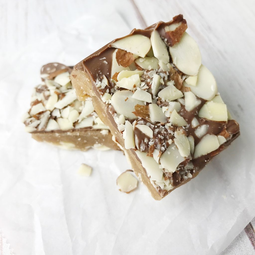 Almond Roca - Kelly Lynn's Sweets & Treats - This month we're sharing our best and our absolute favorite recipes for dads in our June monthly recipe round-up. You're sure to find just the right recipe to make for your father this Father's Day.