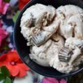30-Minute Strawberry Reese's Ice Cream - This four-ingredient ice cream can be made in 30 minutes with a little bit of help from your ice cream machine. By using strawberry preserves, there is no need to wait for any sugar to dissolve, which means that you can have delicious homemade ice cream in almost no time at all. Strawberry ice cream and Reese's Peanut Butter Cups Minis truly do make the perfect combination in this sweet homemade frozen dessert treat.