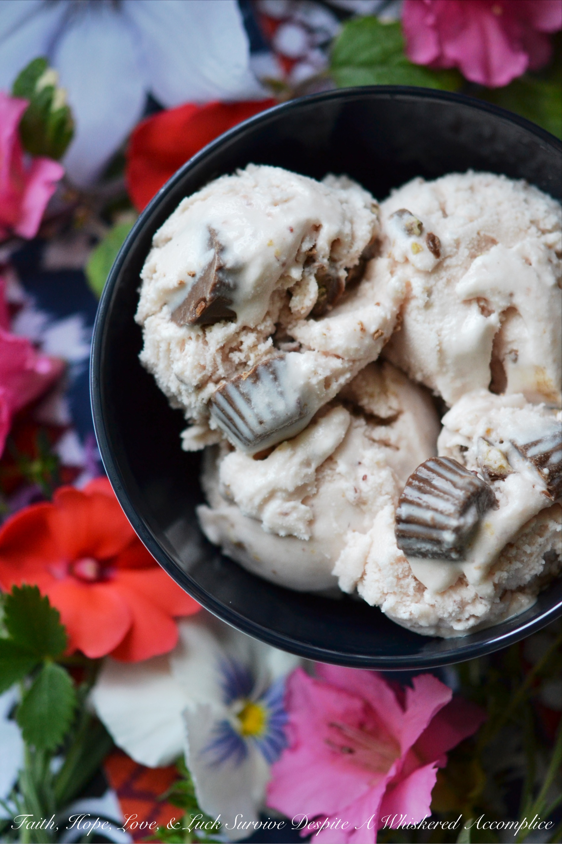 30-Minute Strawberry Reese’s Ice Cream