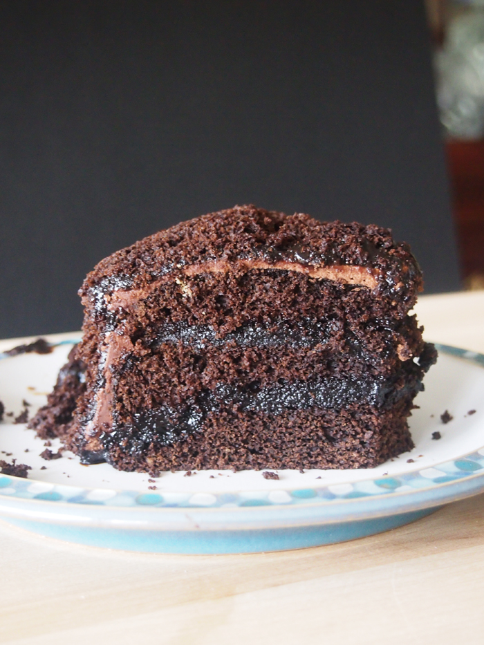 Carob Brooklyn Blackout Cake - Pies and Plots - This month we're sharing our best and our absolute favorite recipes for dads in our June monthly recipe round-up. You're sure to find just the right recipe to make for your father this Father's Day.