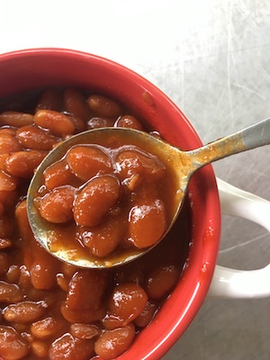 Instant Pot Baked Beans - Little House Big Alaska - The month of July is all about summer cookouts, picnics, and barbecues. We're sharing our favorite red, white, and blue patriotic themed recipes to help get you in the 4th of July spirit.