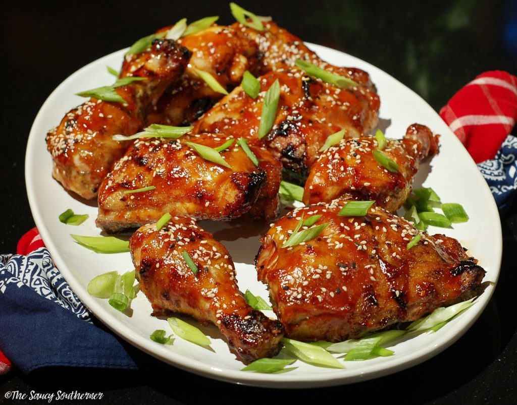 Grilled Spicy Sweet and Sour Chicken - The Saucy Southerner - August 2018 Recipe Round-Up - For the month of August, we're sharing all of our favorite summertime recipes to make for a backyard barbecue, picnic, or cookout. After all, the warm summer weather won't stick around forever, so we need to spend as much time outdoors as possible before autumn arrives.
