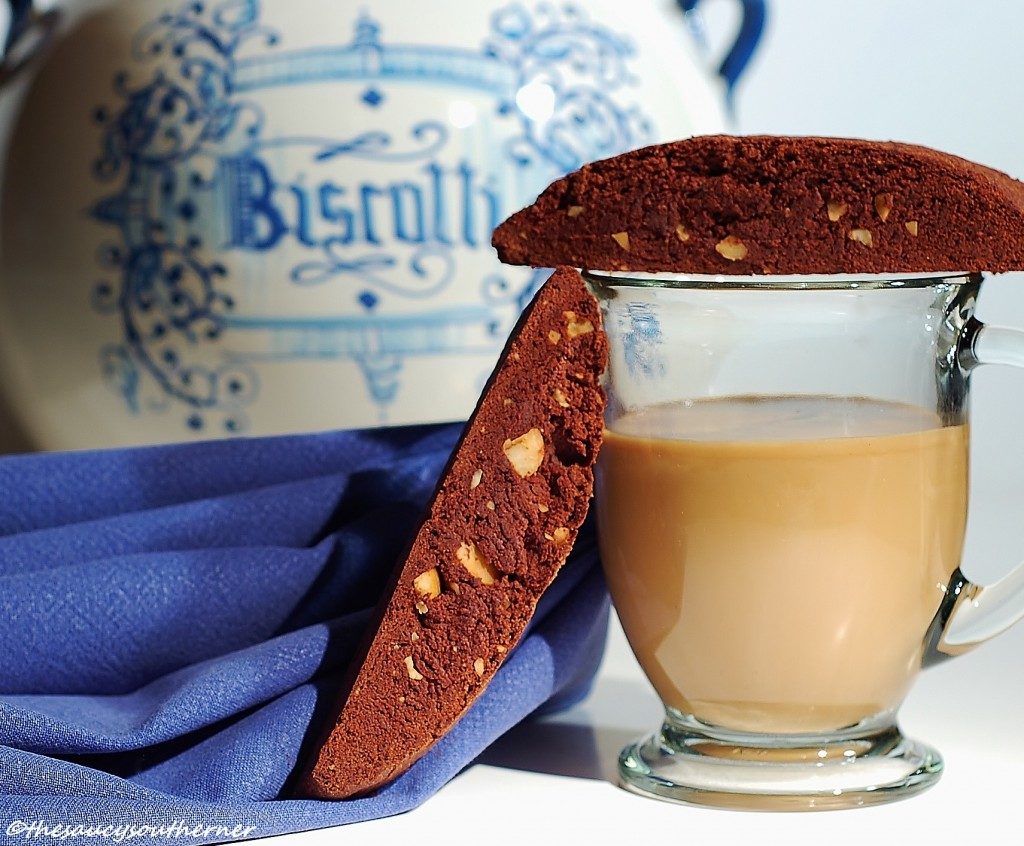 Chocolate Macadamia Biscotti - The Saucy Southerner - Welcome to the Friday Frenzy, the best food and craft link party on the web. Visit us this week to see what recipes and crafts we are most excited about.