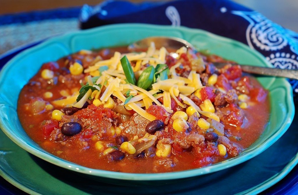Taco Soup - The Saucy Southerner - Now that the kids have gone back to school, there's a real need for quick and easy weeknight meals. This month's September Recipe Round-Up has plenty of recipe ideas that will help you get dinner on the table in as little time as possible.