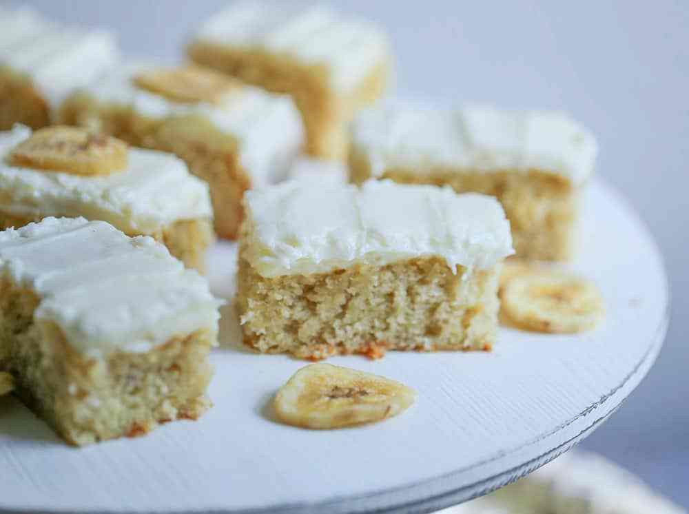 Yummy Sour Cream Banana Bars - The Baking ChocolaTess - Now that the kids have gone back to school, there's a real need for quick and easy weeknight meals. This month's September Recipe Round-Up has plenty of recipe ideas that will help you get dinner on the table in as little time as possible.
