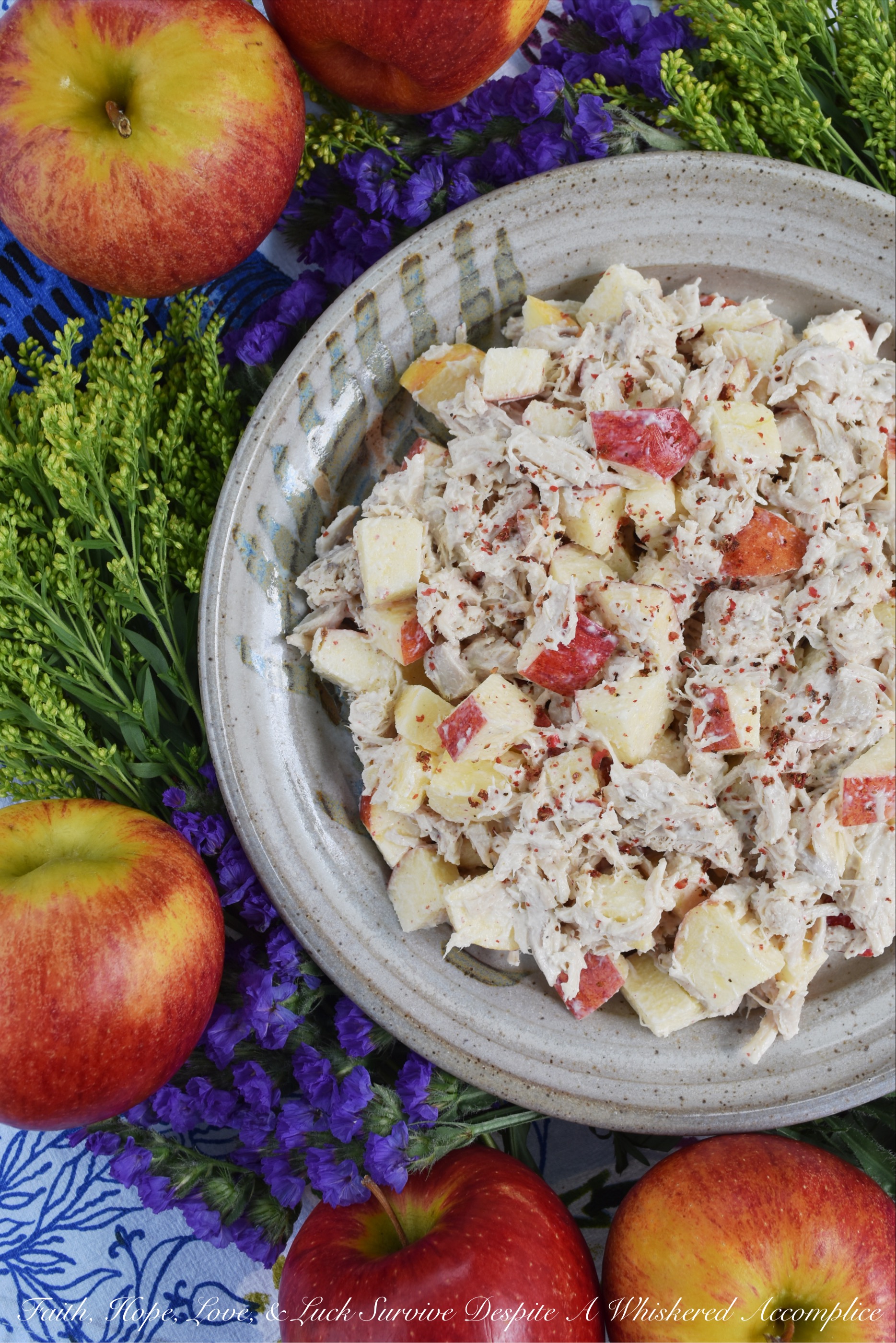 Pink Peppercorn & Curry Leaf Chicken Salad
