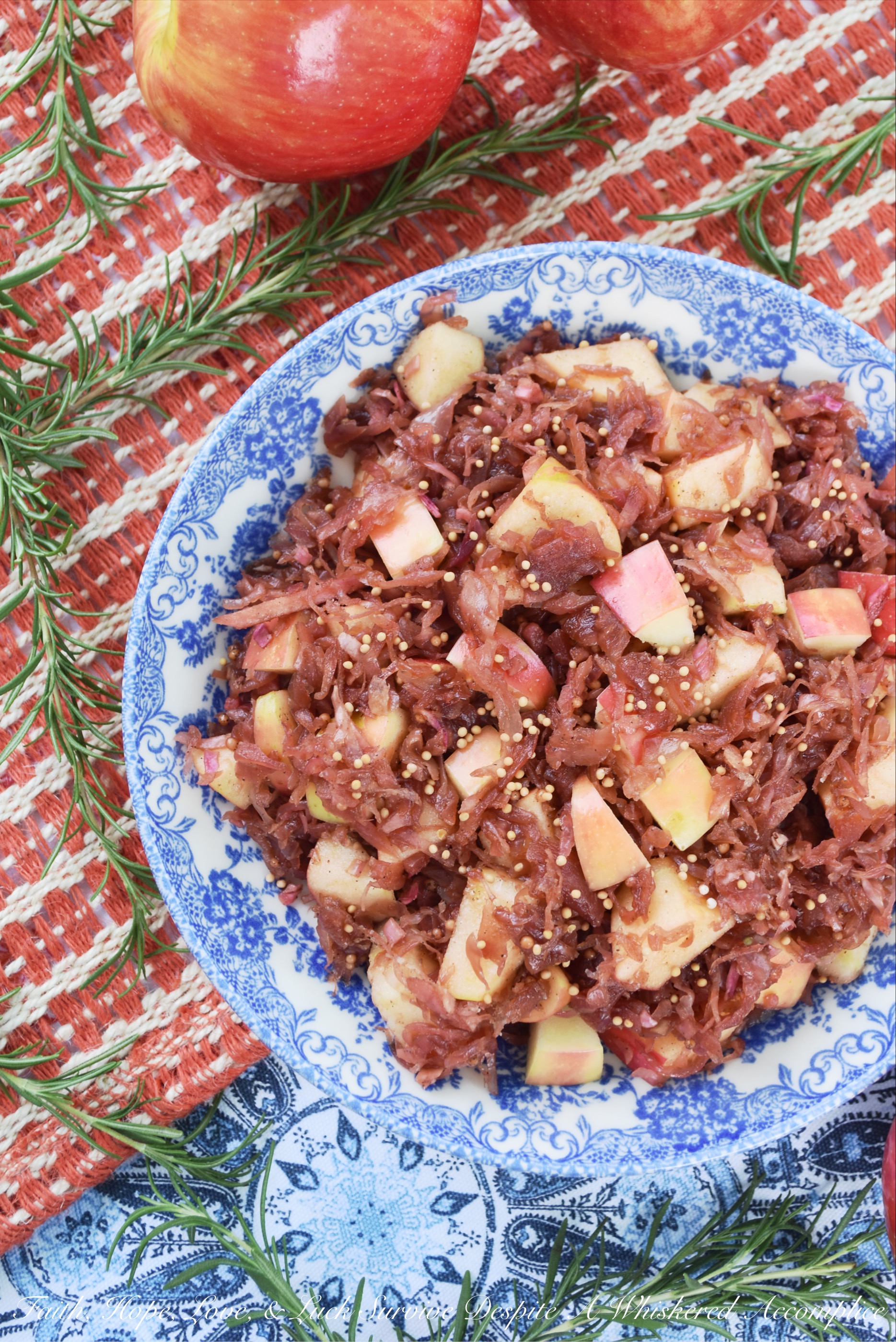 Apple & Red Cabbage Slow-Cooker Sauerkraut - This may just be the most perfect autumn vegetable side dish you'll ever feed your family. Red cabbage, crisp fall apples, and a sweet and tangy balsamic sauce give this slow-cooked sauerkraut a truly unique flavor with almost no work involved. Simply dump all of the ingredients into a slow cooker, stir, and then cook on low for 8 hours. All that's left to do is add in some chopped red apples, stir, and then serve. It really is that simple.