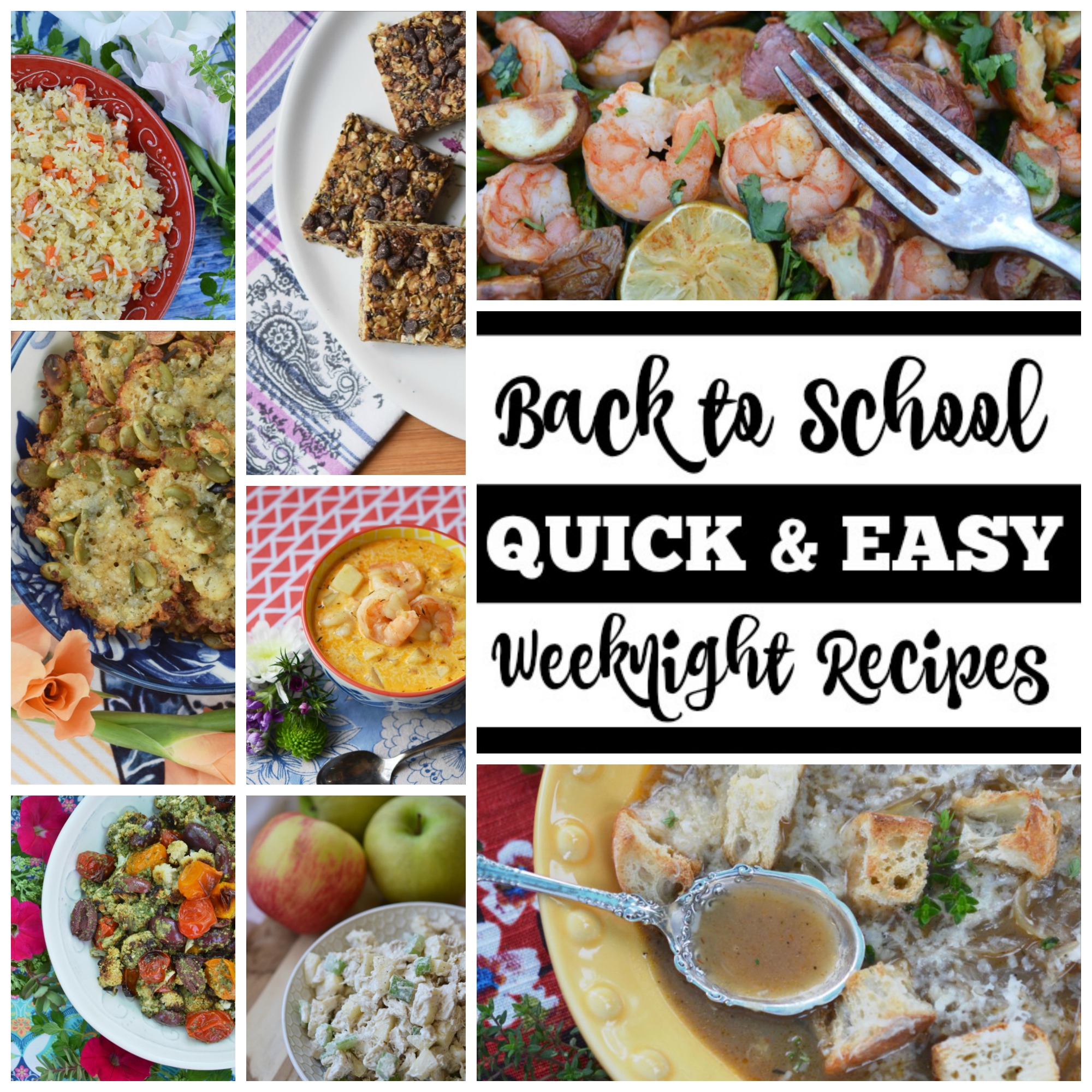 Back to School Quick & Easy Weeknight Recipes - Now that fall is arriving and kids are back in school, it's even more important to have a few quick and easy dinner recipes at your fingertips. All of these recipes are simple to make, taste absolutely delicious, and will help make life just a little bit easier during the busy work week.