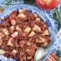 Apple & Red Cabbage Slow-Cooker Sauerkraut - This may just be the most perfect autumn vegetable side dish you'll ever feed your family. Red cabbage, crisp fall apples, and a sweet and tangy balsamic sauce give this slow-cooked sauerkraut a truly unique flavor with almost no work involved. Simply dump all of the ingredients into a slow cooker, stir, and then cook on low for 8 hours. All that's left to do is add in some chopped red apples, stir, and then serve. It really is that simple.