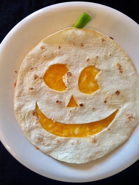 Jack O'Lantern Cheese Quesadillas - Savory Moments - Now that it's fall and Halloween's right around the corner, we're all looking for a few cute recipes to celebrate the autumn season with. This month's October recipe round-up is packed with tons of spooky sweet and savory recipes to help you and your little goblins get in the holiday spirit.