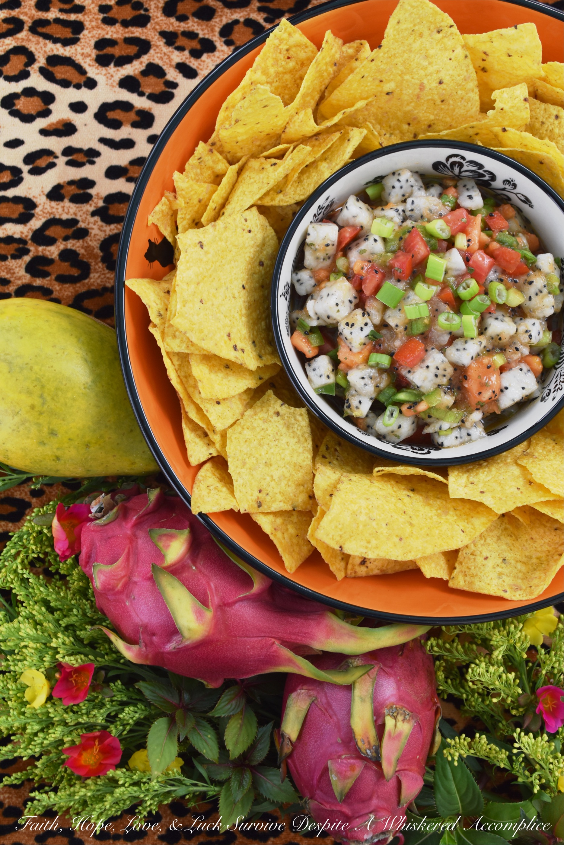 Dragon Fruit & Papaya Pico de Gallo - For a unique and healthy treat, try switching up ordinary pico de gallo by adding dragon fruit and papaya. Not only does this give your salsa a dose of gorgeous color reminiscent of a dreamy tropical vacation, but it also means you can scoop away to your heart’s content, knowing you’re getting a healthy dose of fruits and veggies in every bite. With this snackable pico de gallo, consider your snack cravings officially satisfied.