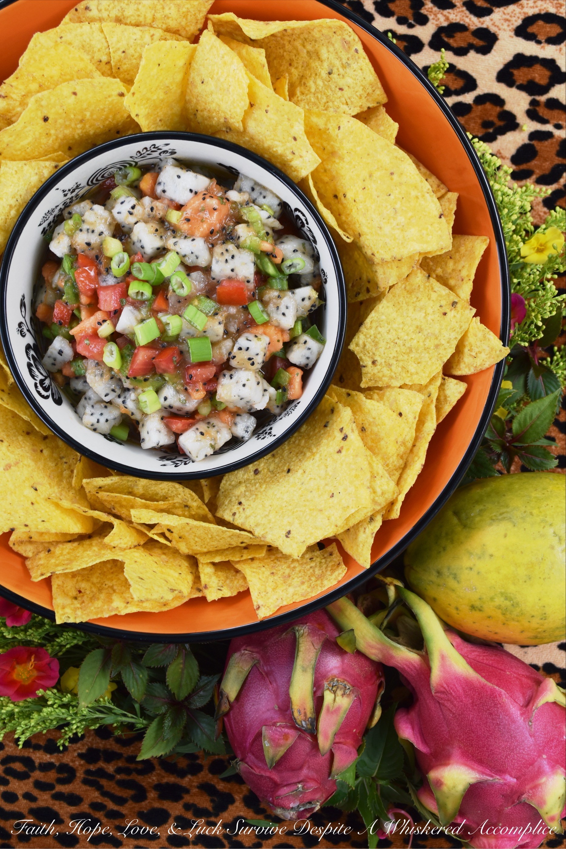 Dragon Fruit & Papaya Pico de Gallo - For a unique and healthy treat, try switching up ordinary pico de gallo by adding dragon fruit and papaya. Not only does this give your salsa a dose of gorgeous color reminiscent of a dreamy tropical vacation, but it also means you can scoop away to your heart’s content, knowing you’re getting a healthy dose of fruits and veggies in every bite. With this snackable pico de gallo, consider your snack cravings officially satisfied.