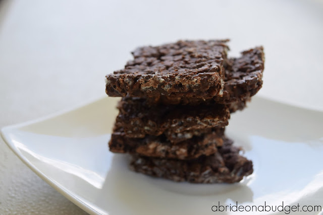 Homemade Nestlé Crunch Bar Wedding Favors - A Bride on a Budget - Welcome to the Friday Frenzy, the best food and craft link party on the web. Visit us this week to see what recipes and crafts we are most excited about.