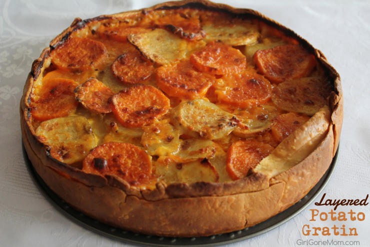 Layered Potato Gratin - Girl Gone Mom - Now that the scent of apples, cinnamon, and pumpkin are in the air, it's time to start thinking about what dishes will grace our Thanksgiving day tables. This November, why not try out a few of our favorite and most-requested holiday dishes? Whether you're looking for a special breakfast, side, main, or dessert recipe, I'm pretty sure we've got a recipe both you and your family will absolutely love.
