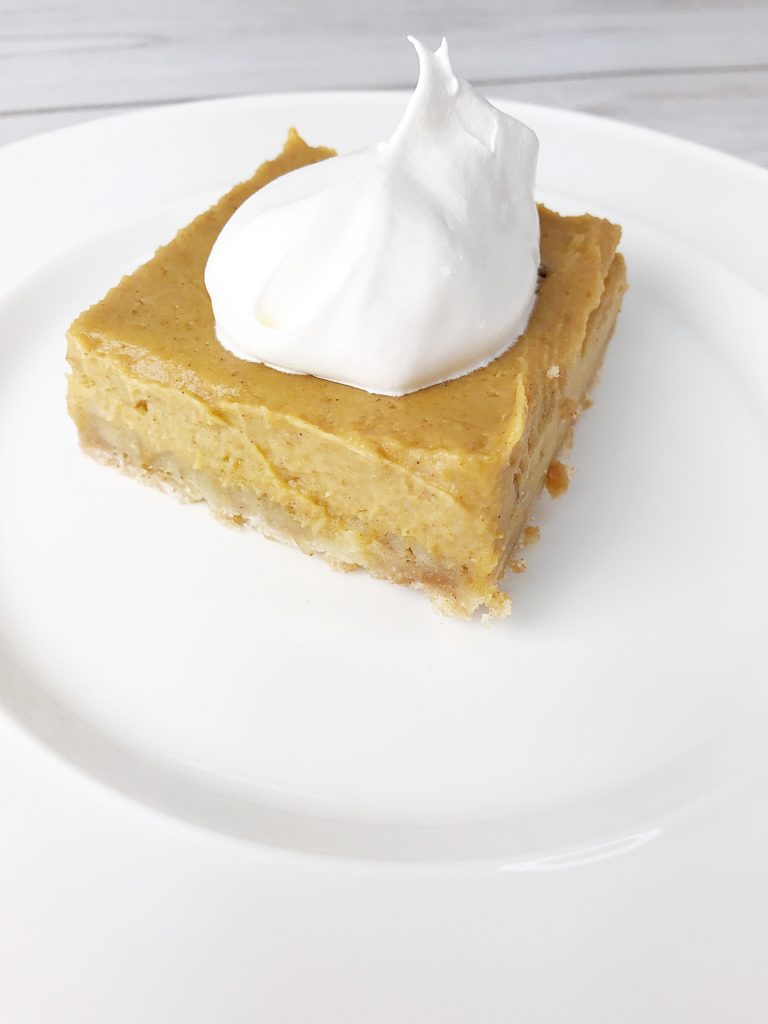 Pumpkin Pie Bars - Kelly Lynn's Sweets & Treats - Now that the scent of apples, cinnamon, and pumpkin are in the air, it's time to start thinking about what dishes will grace our Thanksgiving day tables. This November, why not try out a few of our favorite and most-requested holiday dishes? Whether you're looking for a special breakfast, side, main, or dessert recipe, I'm pretty sure we've got a recipe both you and your family will absolutely love.