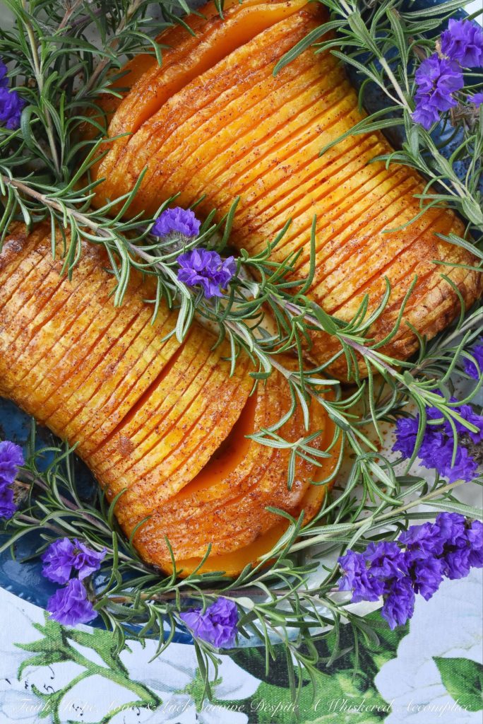 Maple Chipotle Hasselback Butternut Squash - Butternut squash makes the perfect holiday side dish, especially when it's Hasselback butternut squash. The thin slits cut into each squash half allow the butter, maple syrup, brown sugar, and ground chipotle mixture to get in every single nook and cranny, which means more flavor in each pretty little bite, making this one Thanksgiving side that everyone at your holiday table will be super-excited to gobble up.