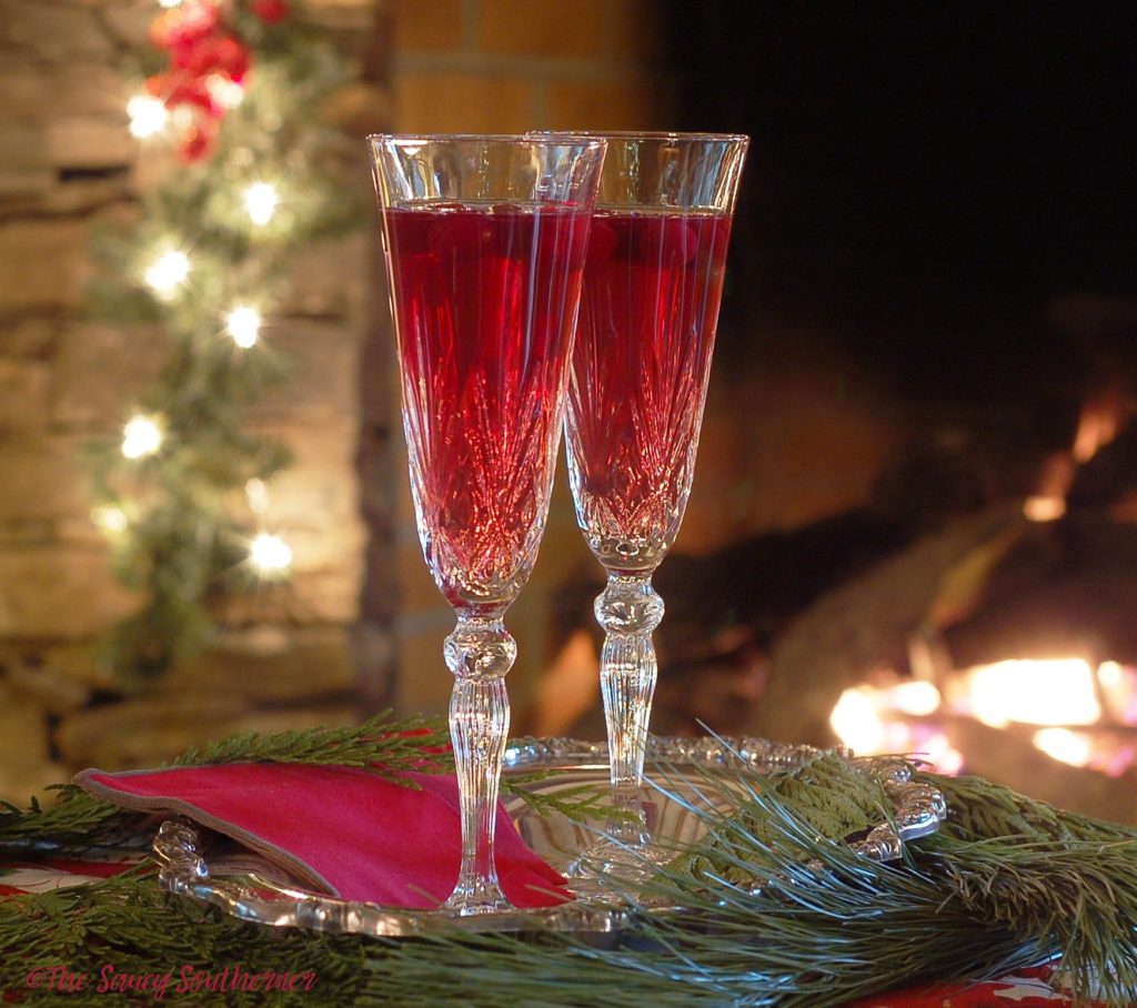 Cranberry Sangria Champagne Cocktail - The Saucy Southerner - Now that the holiday season has finally arrived, it's time to celebrate with some of our favorite festive recipes. Whether you're looking for a holiday appetizer to take to your work Christmas party, a quick weeknight dinner to make before picking out a tree, or a cookie or two to leave out for Santa on Christmas Eve, we've totally got you covered.