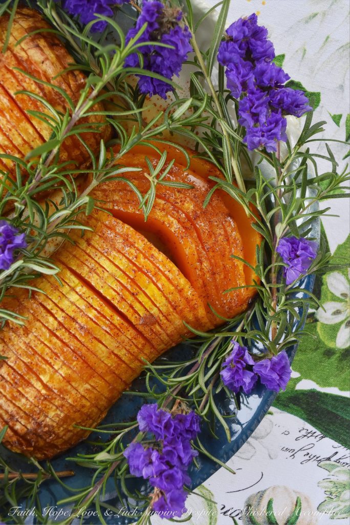 Maple Chipotle Hasselback Butternut Squash - Butternut squash makes the perfect holiday side dish, especially when it's Hasselback butternut squash. The thin slits cut into each squash half allow the butter, maple syrup, brown sugar, and ground chipotle mixture to get in every single nook and cranny, which means more flavor in each pretty little bite, making this one Thanksgiving side that everyone at your holiday table will be super-excited to gobble up.