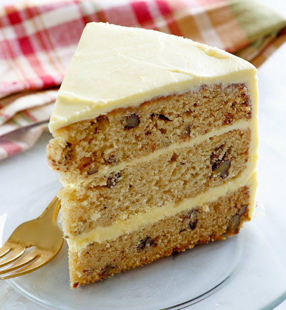 Maple Syrup and Pecan Layer Cake - Cooking with Carlee - Welcome to the Friday Frenzy, the best food and craft link party on the web. Visit us this week to see what recipes and crafts we are most excited about.