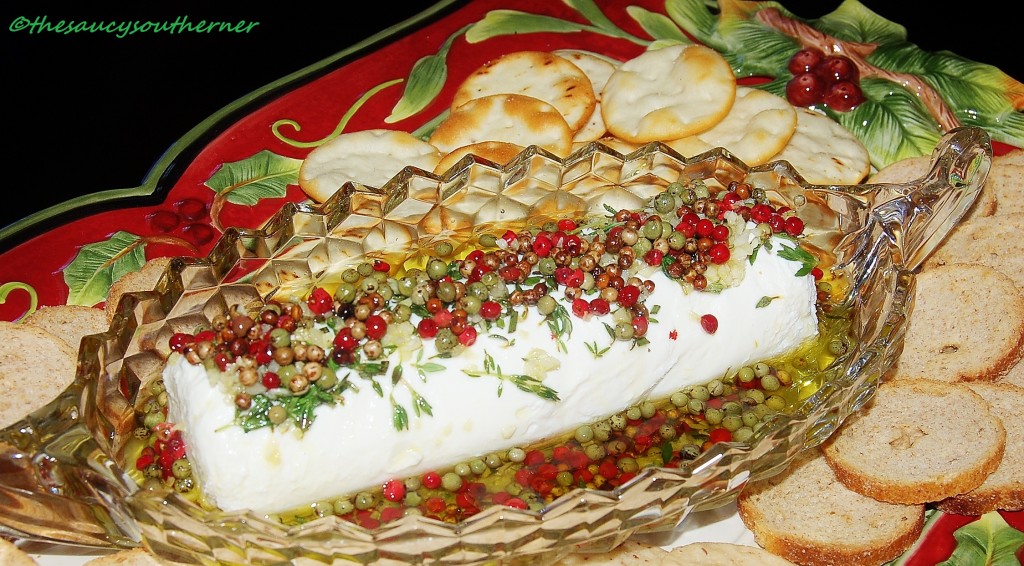 Marinated Goat Cheese - The Saucy Southerner - Now that the holiday season has finally arrived, it's time to celebrate with some of our favorite festive recipes. Whether you're looking for a holiday appetizer to take to your work Christmas party, a quick weeknight dinner to make before picking out a tree, or a cookie or two to leave out for Santa on Christmas Eve, we've totally got you covered.