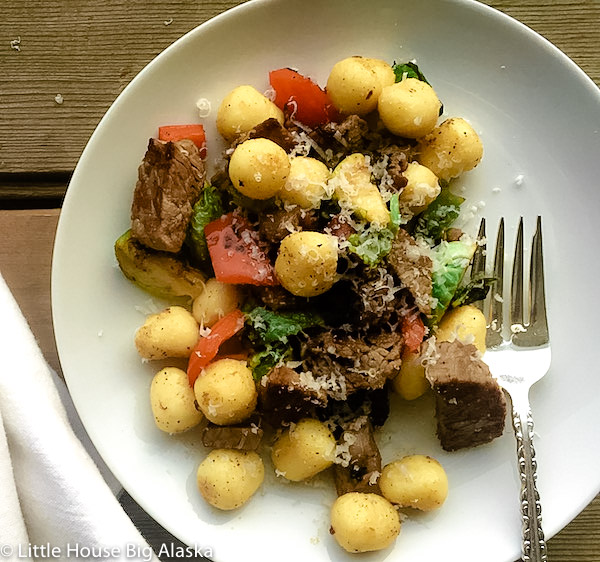 Prime Rib and Gnoccki Skillet - Little House Big Alaska - Now that the holiday season has finally arrived, it's time to celebrate with some of our favorite festive recipes. Whether you're looking for a holiday appetizer to take to your work Christmas party, a quick weeknight dinner to make before picking out a tree, or a cookie or two to leave out for Santa on Christmas Eve, we've totally got you covered.