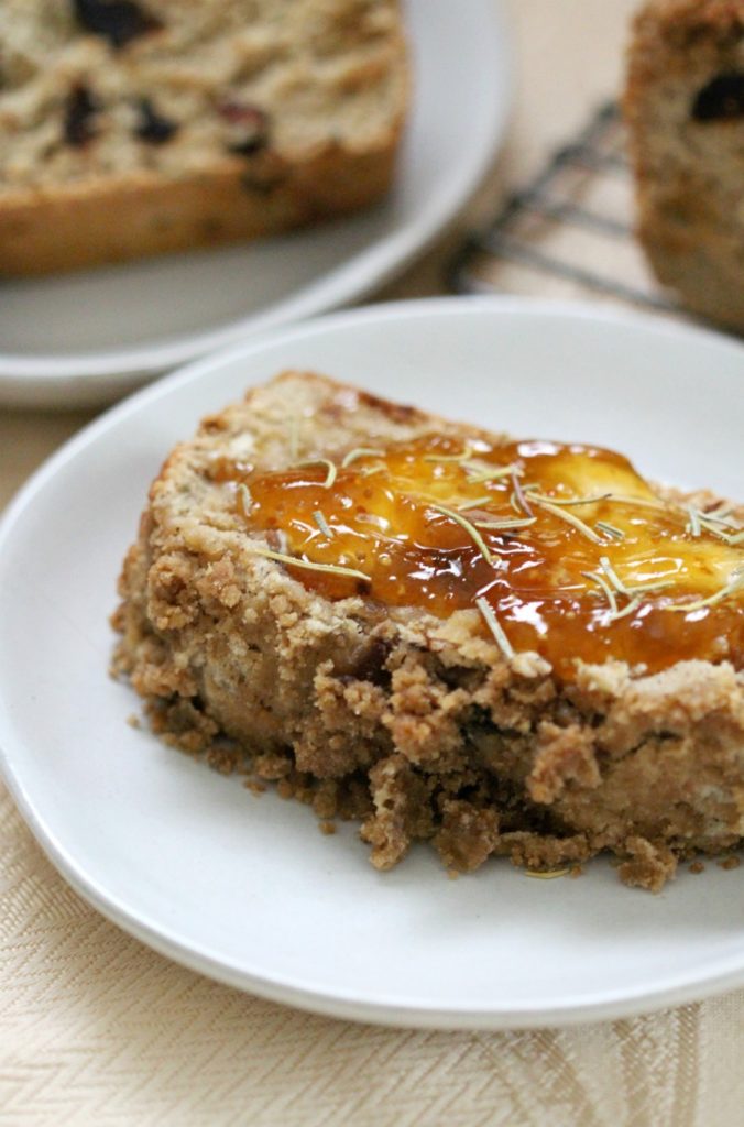 Sweet Gluten-Free Rosemary & Fig Quick Bread - Strength & Sunshine - Welcome to the Friday Frenzy, the best food and craft link party on the web. Visit us this week to see what recipes and crafts we are most excited about.