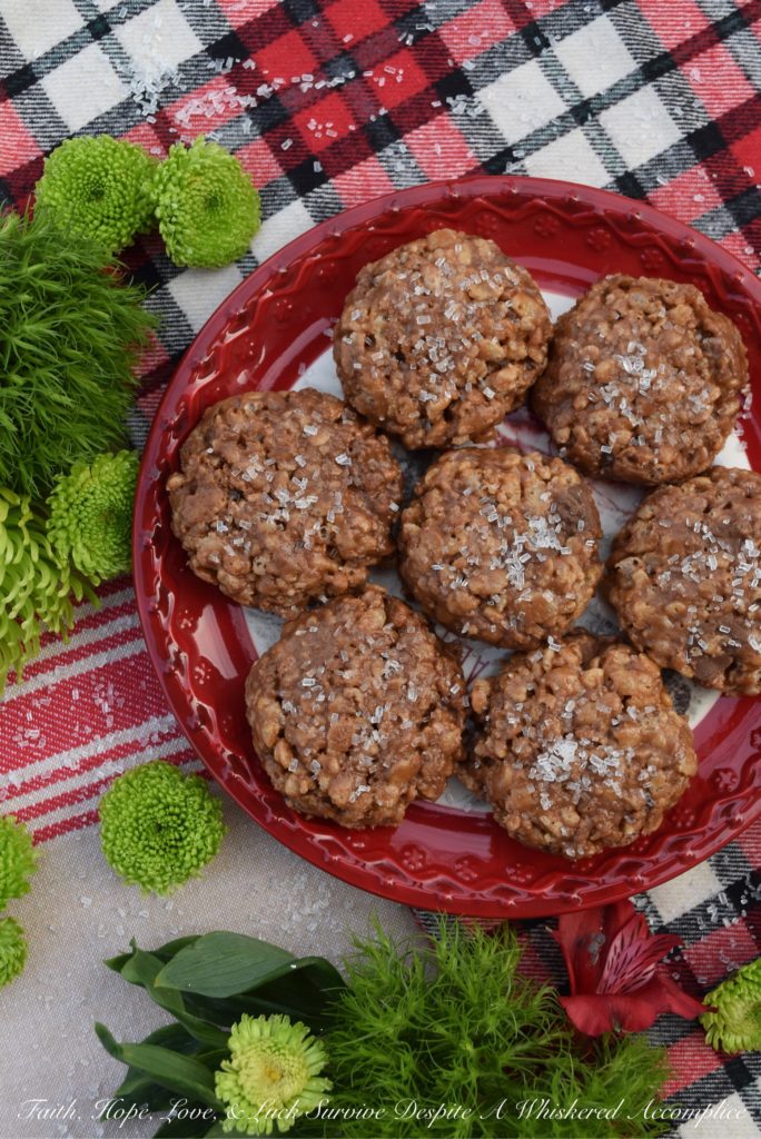 No-Bake Peanut Butter Cup Cereal Cookies - Every Christmas cookie tray needs a little something special on it, especially if that little something special takes so very little time to make, but still tastes absolutely amazing. These sweet no-bake cookies are made using cereal and peanut butter cups, and they literally take less than ten minutes to make, leaving you more time to spend with your friends and family during the holiday season and less time in the kitchen.