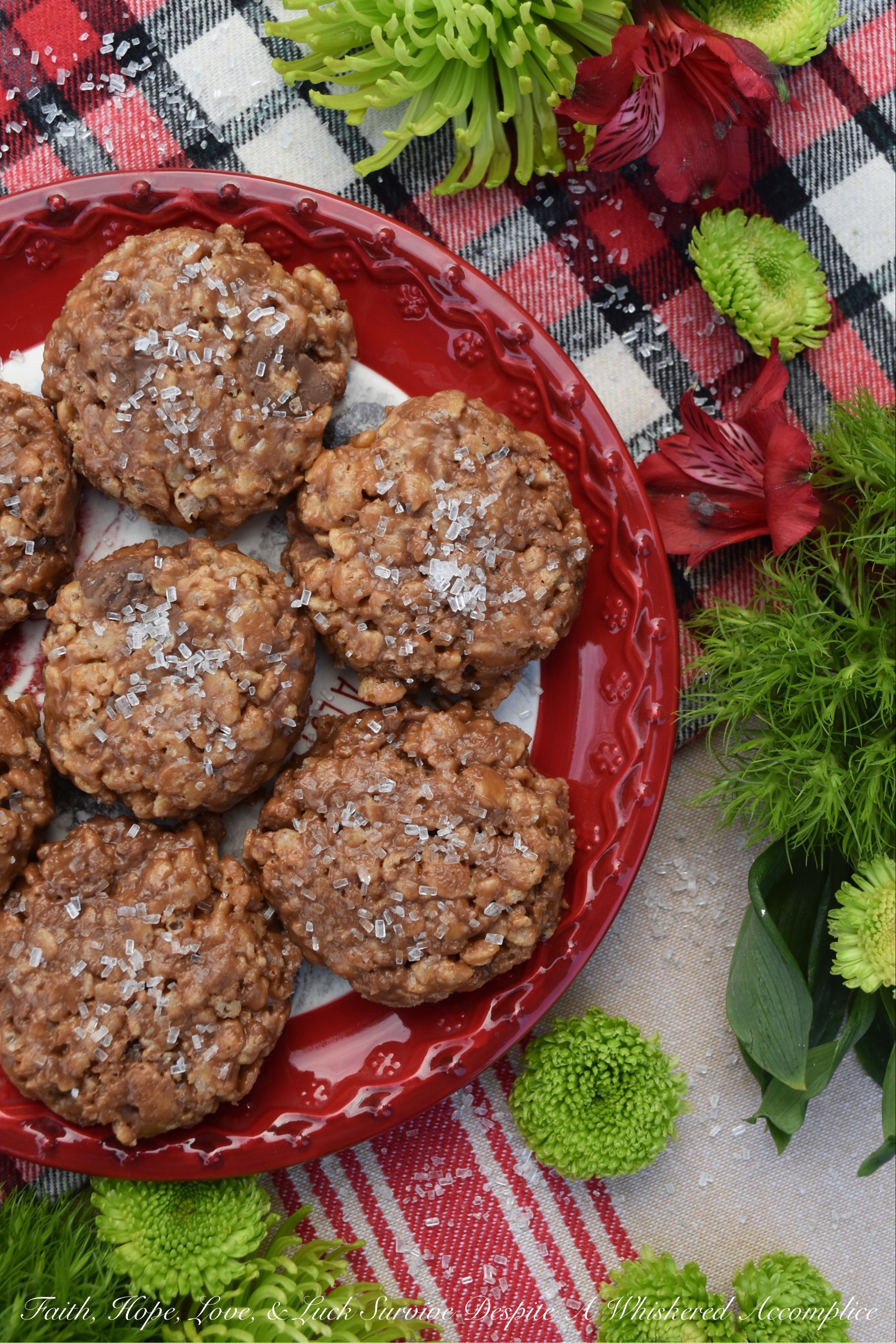 No-Bake Peanut Butter Cup Cereal Cookies