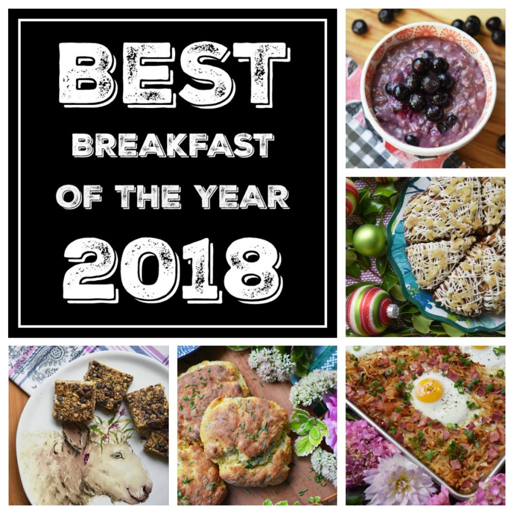 We're counting down the days until New Year's 2019 by sharing our best and favorite most delicious breakfast recipes of the year 2018.