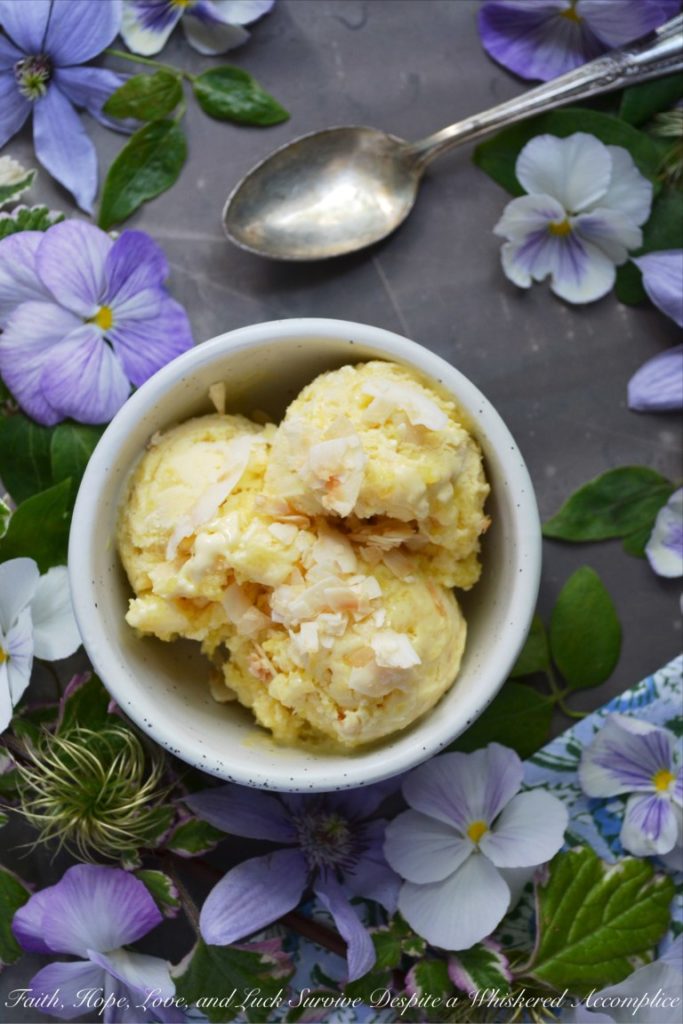 Buttery Pineapple & Coconut Frozen Custard - We're counting down the days until New Year's 2019 by sharing our top 5 most pinned reader's choice recipes of the year 2018.
