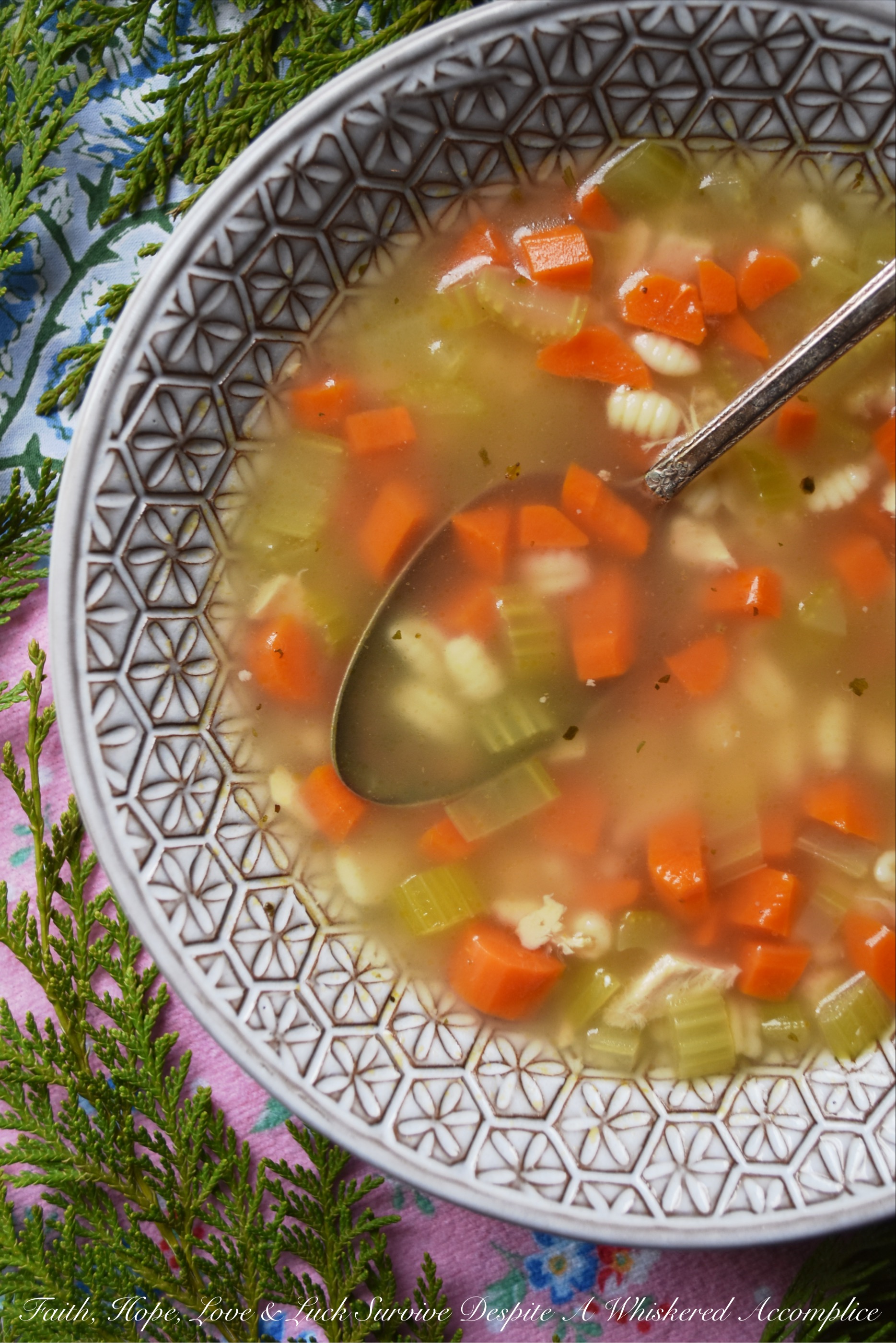 Brenna’s Leftover Rotisserie Chicken Soup