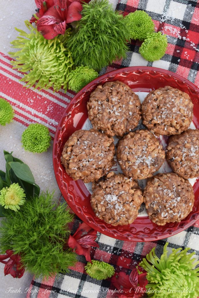 No-Bake Peanut Butter Cup Cereal Cookies - Every Christmas cookie tray needs a little something special on it, especially if that little something special takes so very little time to make, but still tastes absolutely amazing. These sweet no-bake cookies are made using cereal and peanut butter cups, and they literally take less than ten minutes to make, leaving you more time to spend with your friends and family during the holiday season and less time in the kitchen.