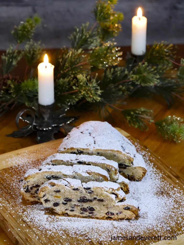 Dresdner Stollen - James & Everett - Welcome to the Friday Frenzy, the best food and craft link party on the web. Visit us this week to see what recipes and crafts we are most excited about.