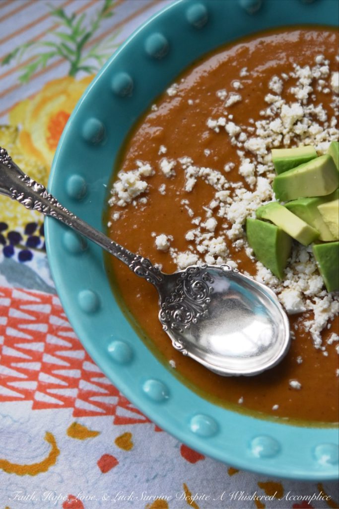 Slow-Cooker Sweet Potato Chocolate Mole Soup - We're counting down the days until New Year's 2019 by sharing our best and favorite most mouth-watering and time-saving crockpot recipes of the year 2018.